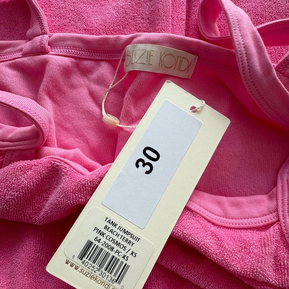 Suzi Kondi XS Giorgi Jumpsuit Pink Terry NWT - Picture 5 of 7